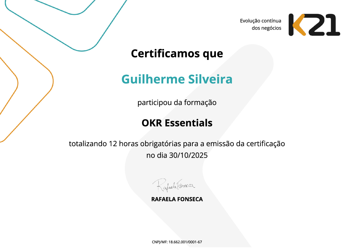 Certificado K21